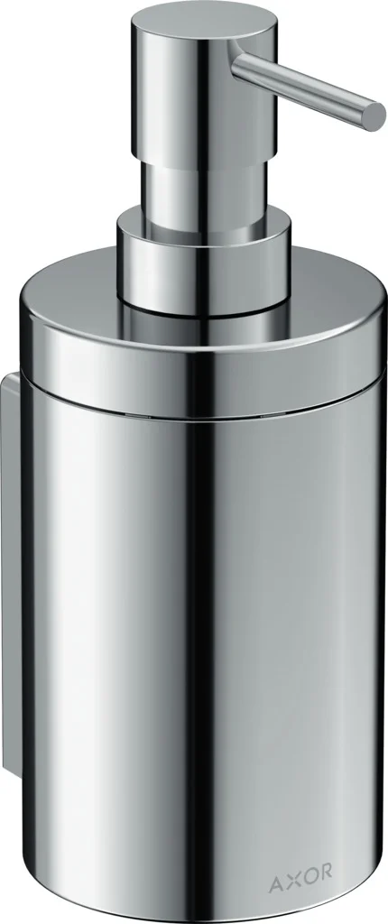 Hansgrohe AXOR Universal Circular Lotionspender, Chrom, Wandmontage, 300 ml, Dosiermenge 2 ml