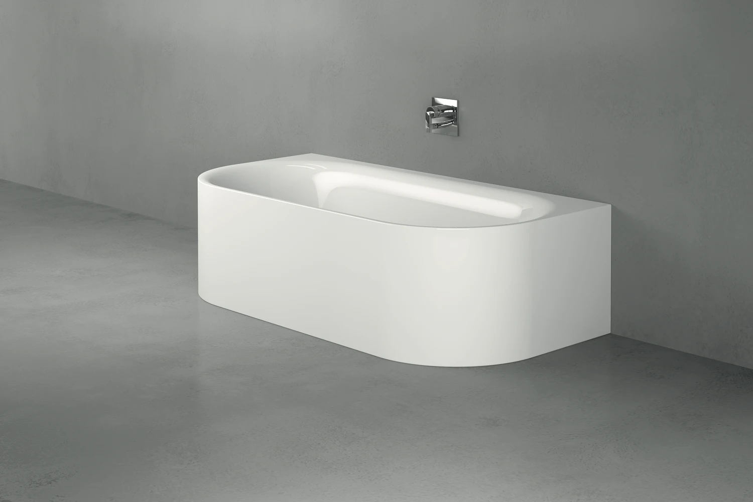 Bette oval Badewanne „BetteLux Oval I Silhouette“ 170 × 80 cm in Weiß, /