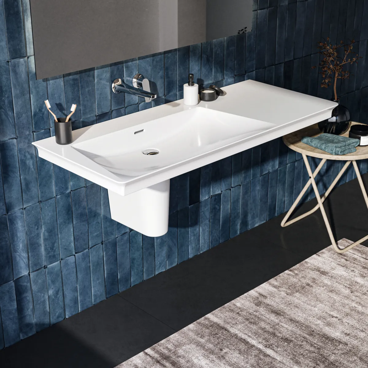 Waschbecken „LaDolceVita“ 126 × 53,5 × 14,5 cm