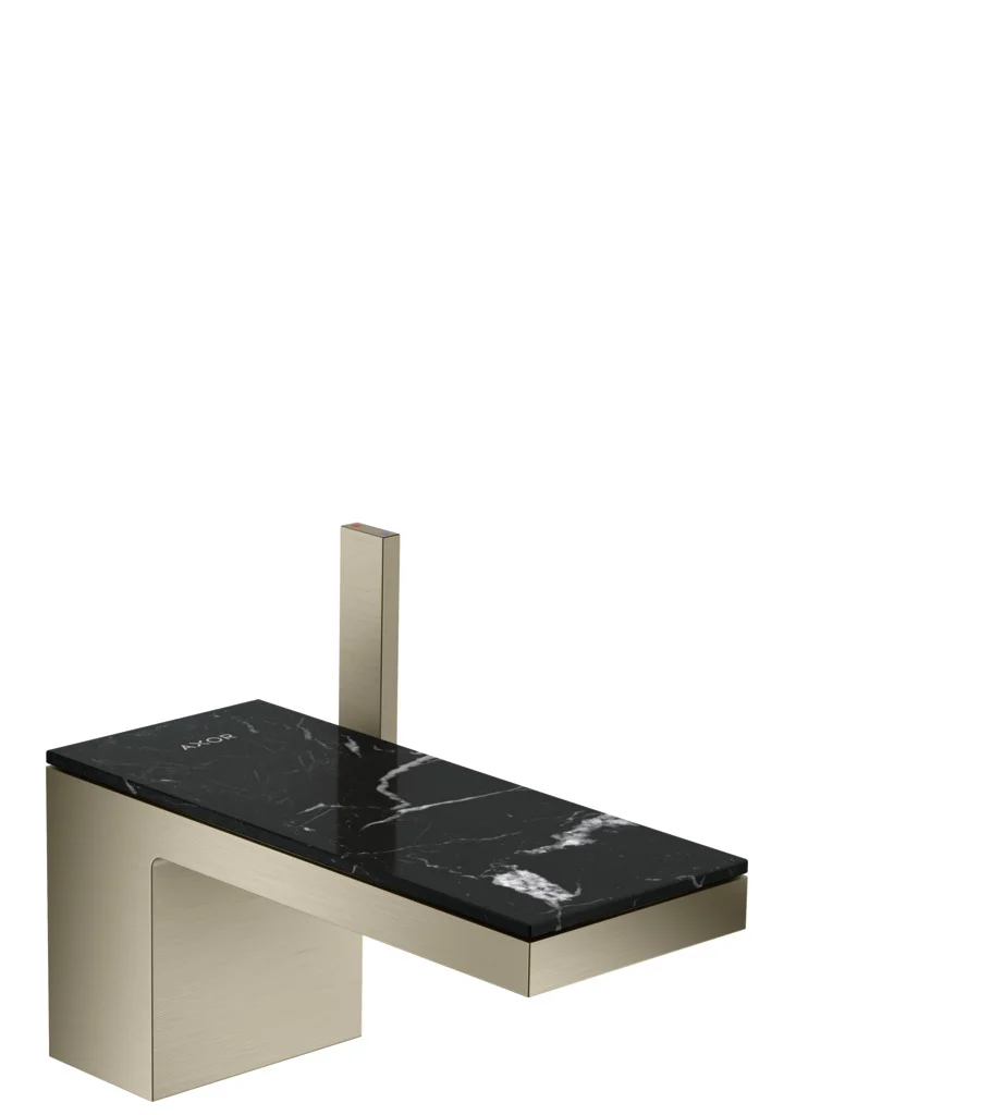 Hansgrohe AXOR MyEdition Platte 200 mm Marmor Nero Marquina abnehmbar