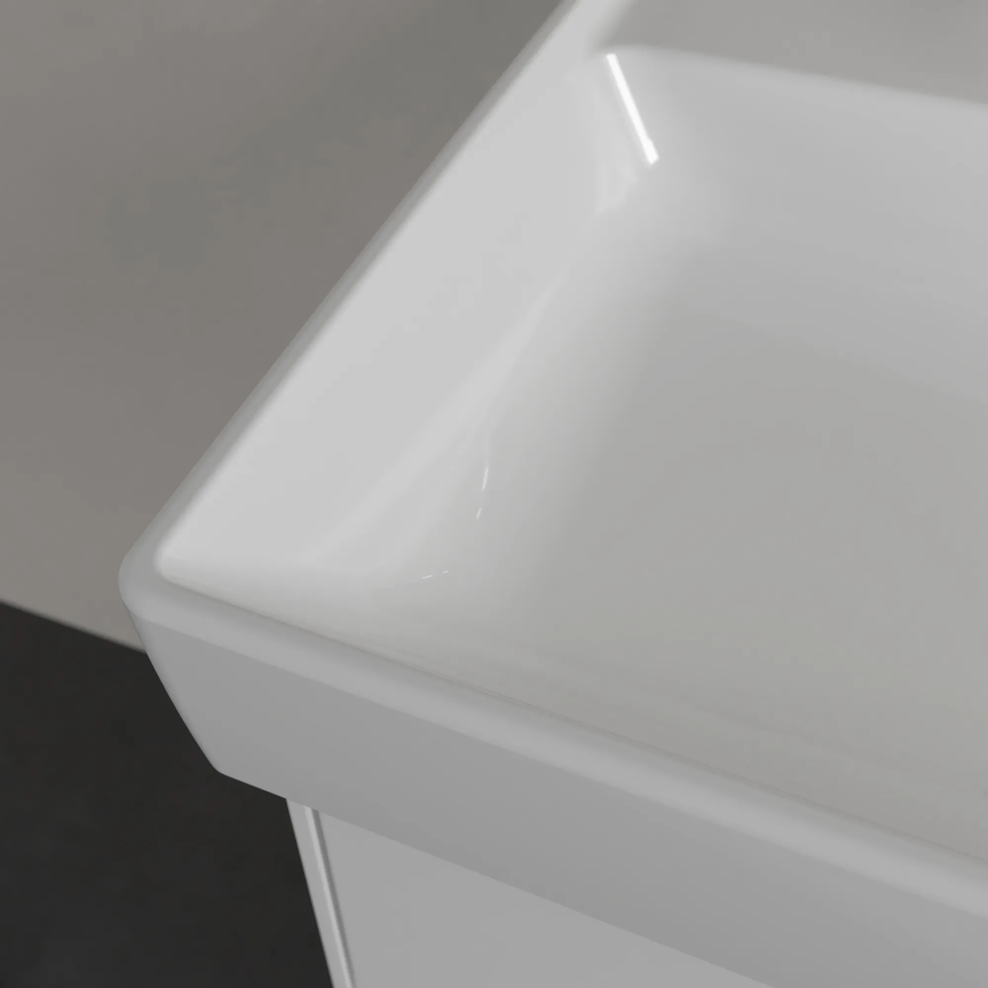Villeroy & Boch Schrankwaschtisch aus TitanCeram „Collaro“ 1200 × 470 × 160 mm, Hahnlochposition links und rechts, mit Hahnlochbohrung in Weiß Alpin Villeroy & Boch Schrankwaschtisch aus TitanCeram „Collaro“ 1200 × 470 × 160 mm, Hahnlochposition links und rechts, mit Hahnlochbohrung in Weiß Alpin