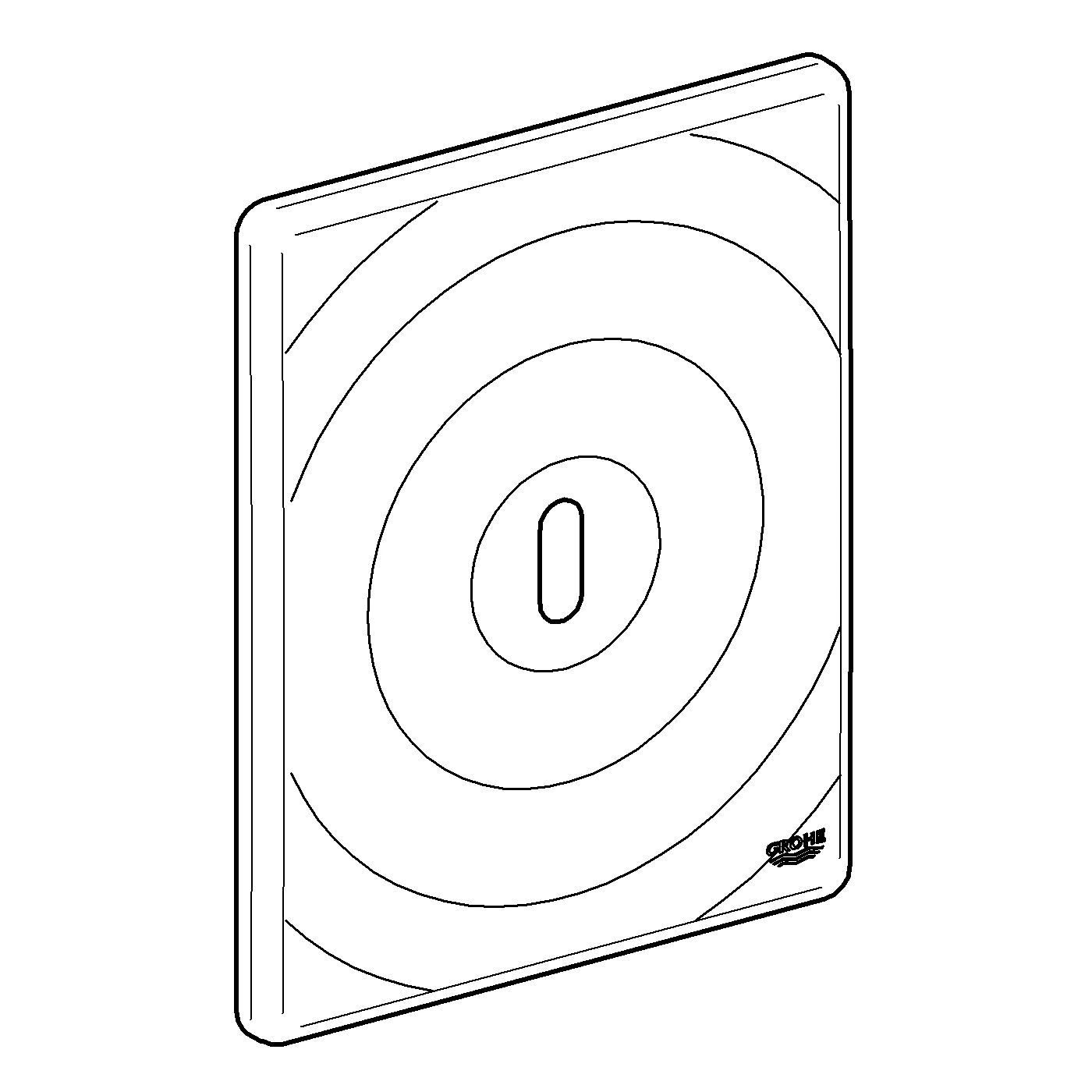 Infrarot-Elektronik Tectron Surf 38699_1, für WC-Spülkasten GD 2, mit Trafo 100-230 V AC, 50-60 Hz, 6 V DC, chrom