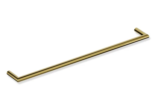 HEWI Badetuchhalter System 162, Edelstahl PVD, Achsmaß 600 mm, Tiefe 75 mm, Durchmesser 18 mm, Farbe Gold glänzend HEWI Badetuchhalter System 162, Edelstahl PVD, Achsmaß 600 mm, Tiefe 75 mm, Durchmesser 18 mm, Farbe Gold glänzend