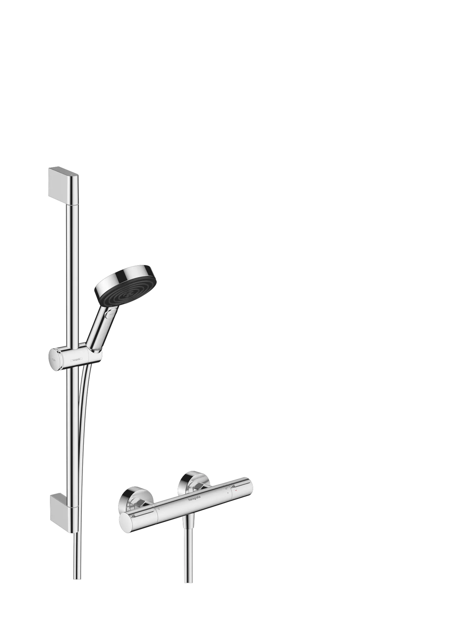 Hansgrohe Pulsify Select S 105 3jet Relaxation EcoSmart mit Ecostat Element, Chrom Hansgrohe Pulsify Select S 105 3jet Relaxation EcoSmart mit Ecostat Element, Chrom