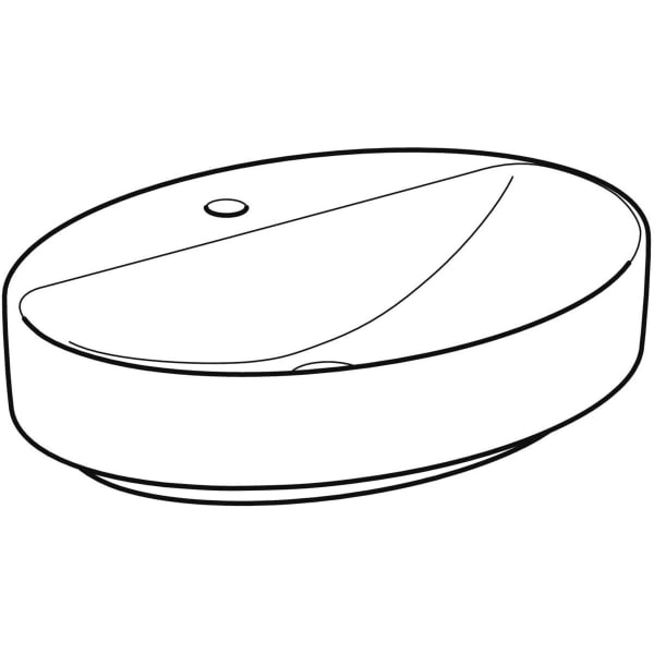 Waschbecken „VariForm“, Hahnlochposition mittig Waschbecken „VariForm“, Hahnlochposition mittig