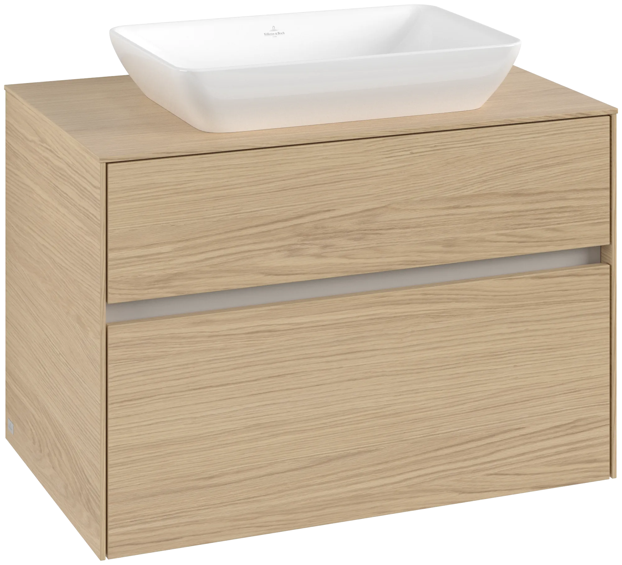 Villeroy & Boch Collaro Waschbeckenunterschrank C10800 800x548x500mm Eckig Nordic Oak Villeroy & Boch Collaro Waschbeckenunterschrank C10800 800x548x500mm Eckig Nordic Oak