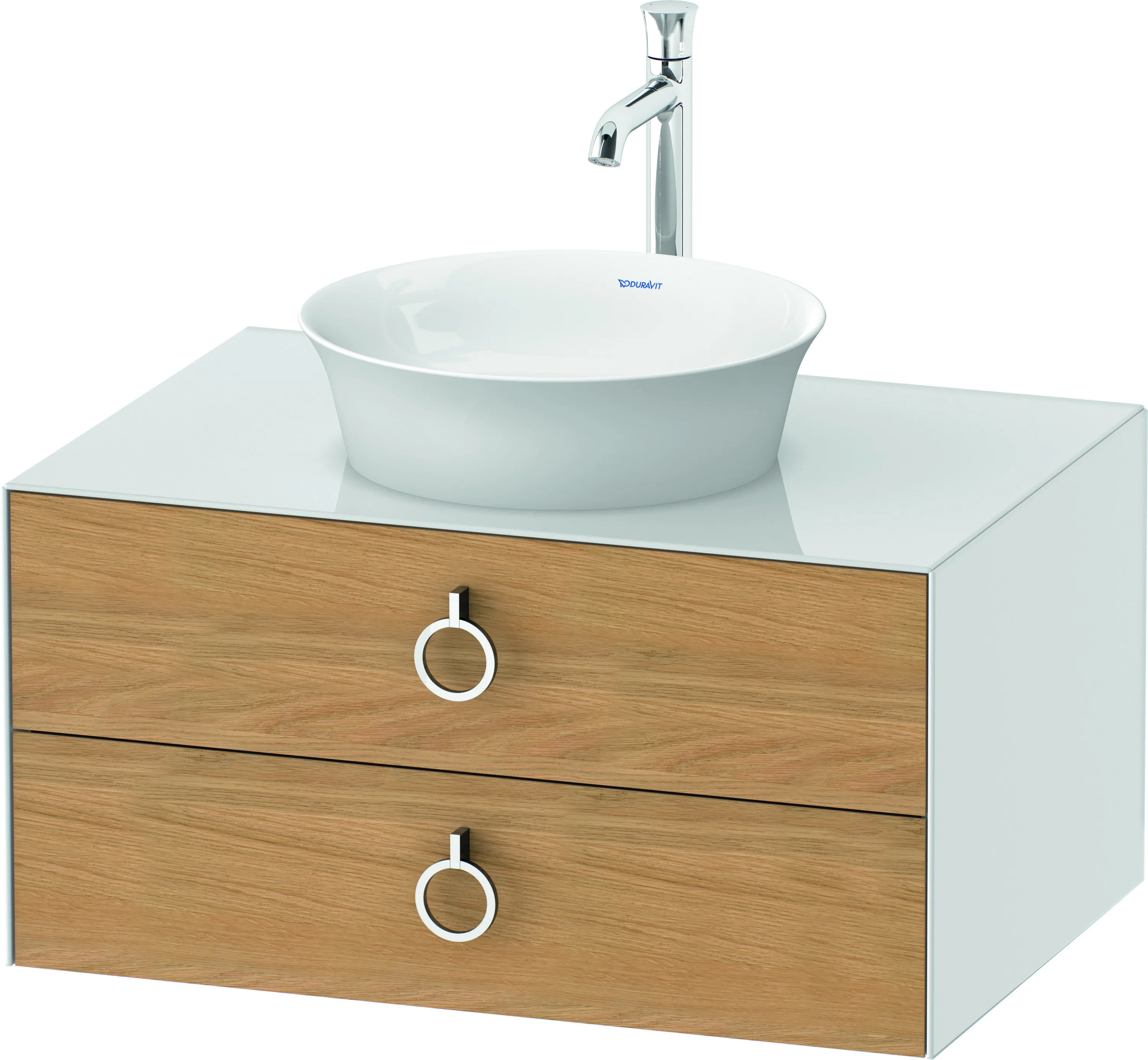 Duravit Waschtischunterschrank „White Tulip“, mit Beleuchtung