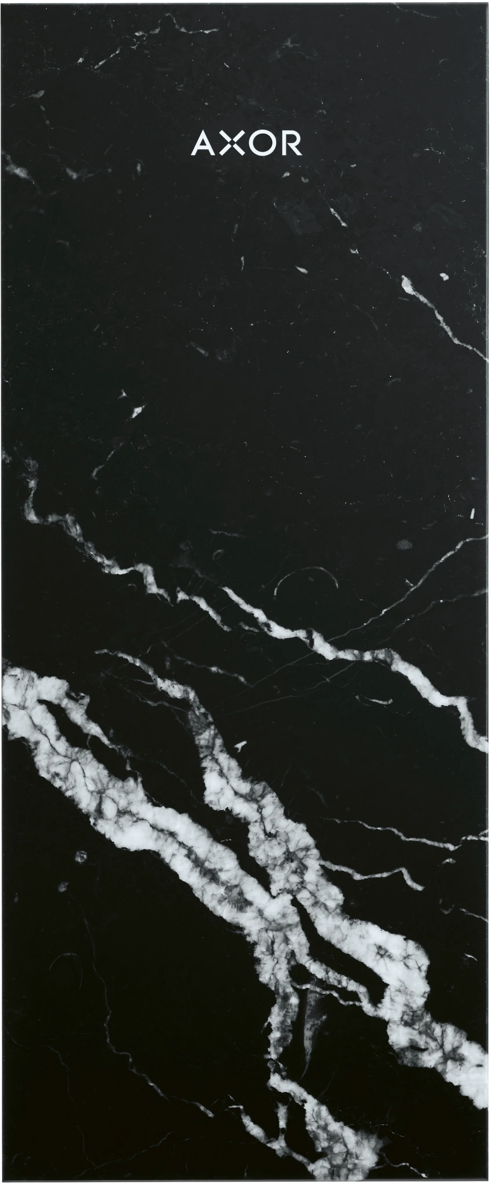 Hansgrohe AXOR MyEdition Platte 200 mm Marmor Nero Marquina abnehmbar