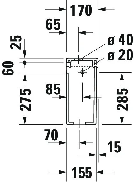 Spülkasten „1930“ 42 × 36 × 17 cm Spülkasten „1930“ 42 × 36 × 17 cm