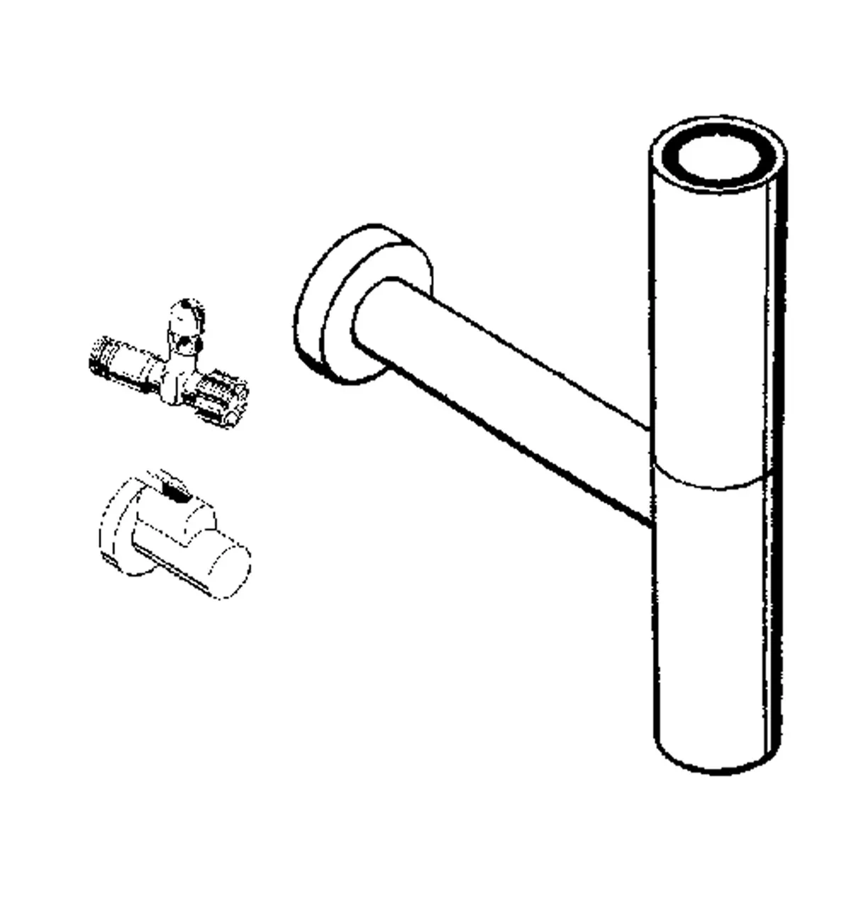 Hansgrohe Sifons, Chrom