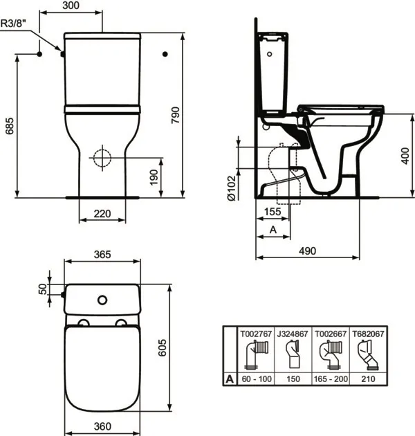 Spülkasten „i.lifeS“ 36,5 × 39 × 15 cm Spülkasten „i.lifeS“ 36,5 × 39 × 15 cm