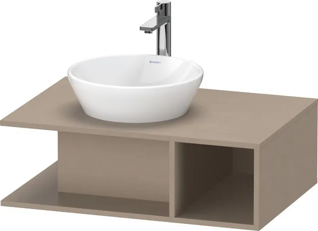 Duravit Waschtischunterschrank wandhängend „D-Neo“ 80 × 26 × 55 cm Leinen