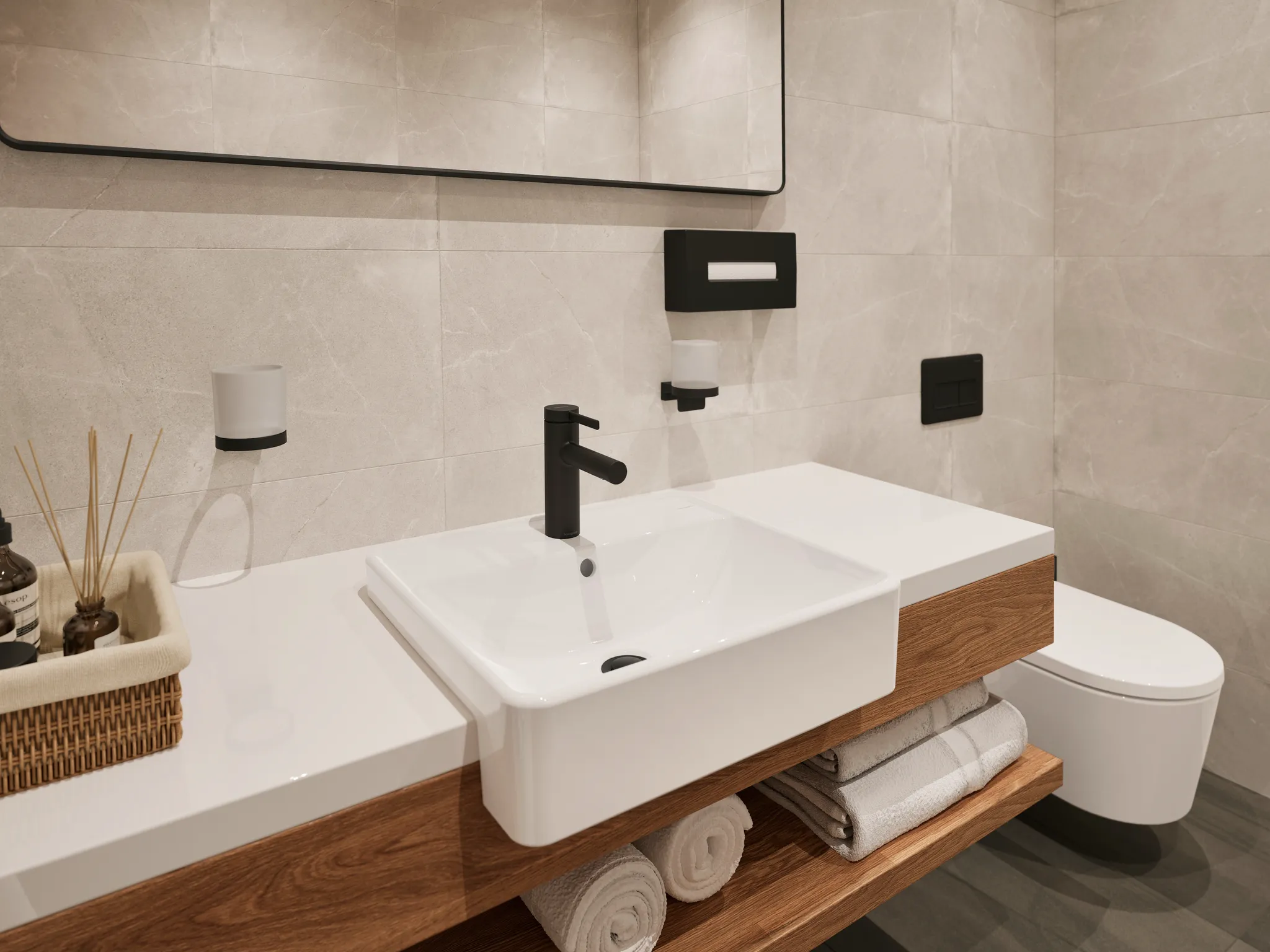 Hansgrohe Zesis S Einhebel-Waschtischmischer 100 CoolStart, mattschwarz, Ausladung 115 mm, Auslaufhöhe 104 mm Hansgrohe Zesis S Einhebel-Waschtischmischer 100 CoolStart, mattschwarz, Ausladung 115 mm, Auslaufhöhe 104 mm