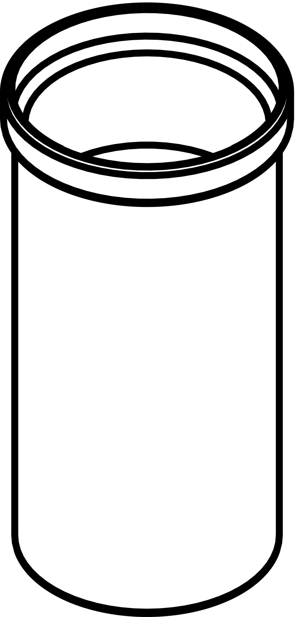 HEWI Bürstenbehälter „System 815“ 9,4 × 17,7 cm in Rubinrot