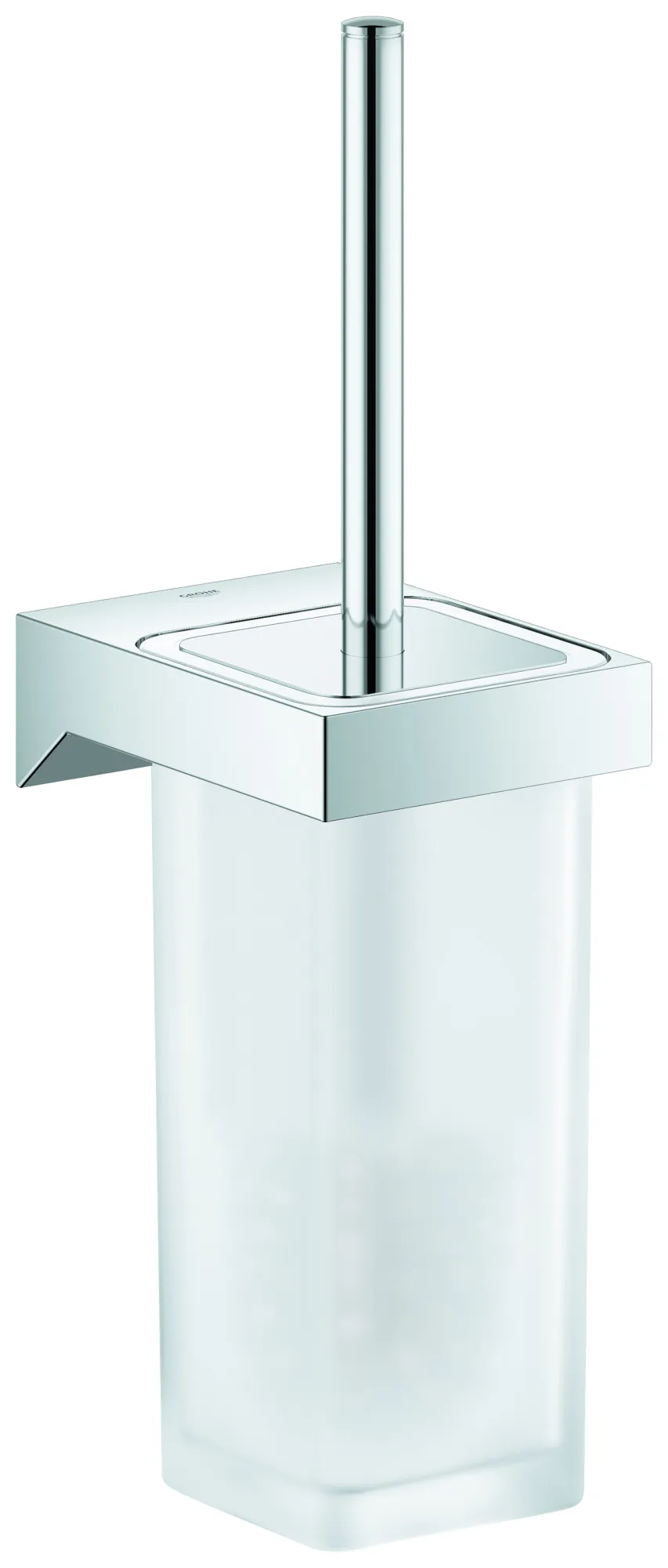 Grohe Toilettenbürstengarnitur Selection Cube Glas/Metall Wandmontage verdeckte Befestigung Grohe LongLife in chrom Grohe Toilettenbürstengarnitur Selection Cube Glas/Metall Wandmontage verdeckte Befestigung Grohe LongLife in chrom