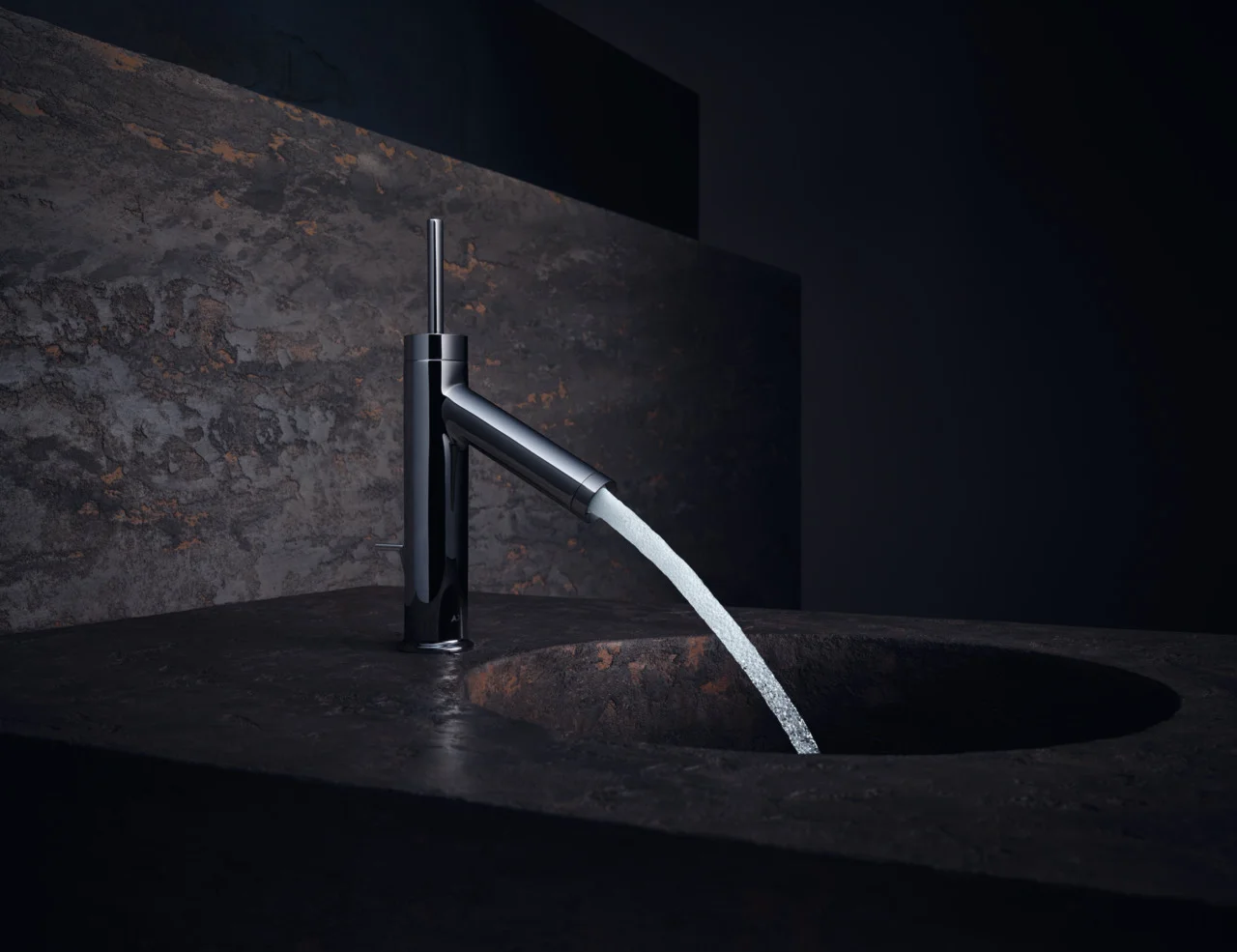 Hansgrohe AXOR Starck Einhebel-Waschtischmischer 90, Chrom, Ausladung 112 mm, Auslaufhöhe 89 mm, Pingriff, Normalstrahl, max. Durchfluss 5 l/min Hansgrohe AXOR Starck Einhebel-Waschtischmischer 90, Chrom, Ausladung 112 mm, Auslaufhöhe 89 mm, Pingriff, Normalstrahl, max. Durchfluss 5 l/min