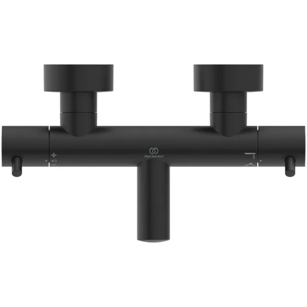 Ideal Standard Ceratherm T125 Badethermostat Aufputz Silk Black Ideal Standard Ceratherm T125 Badethermostat Aufputz Silk Black