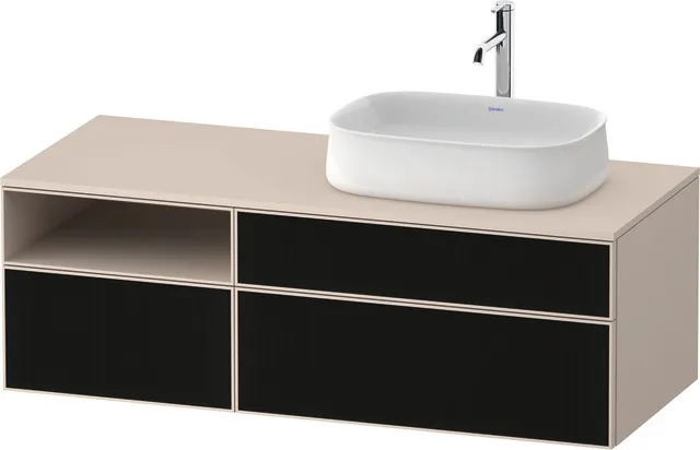 Duravit Waschtischunterschrank wandhängend „Zencha“ 130 × 44,2 × 55 cm