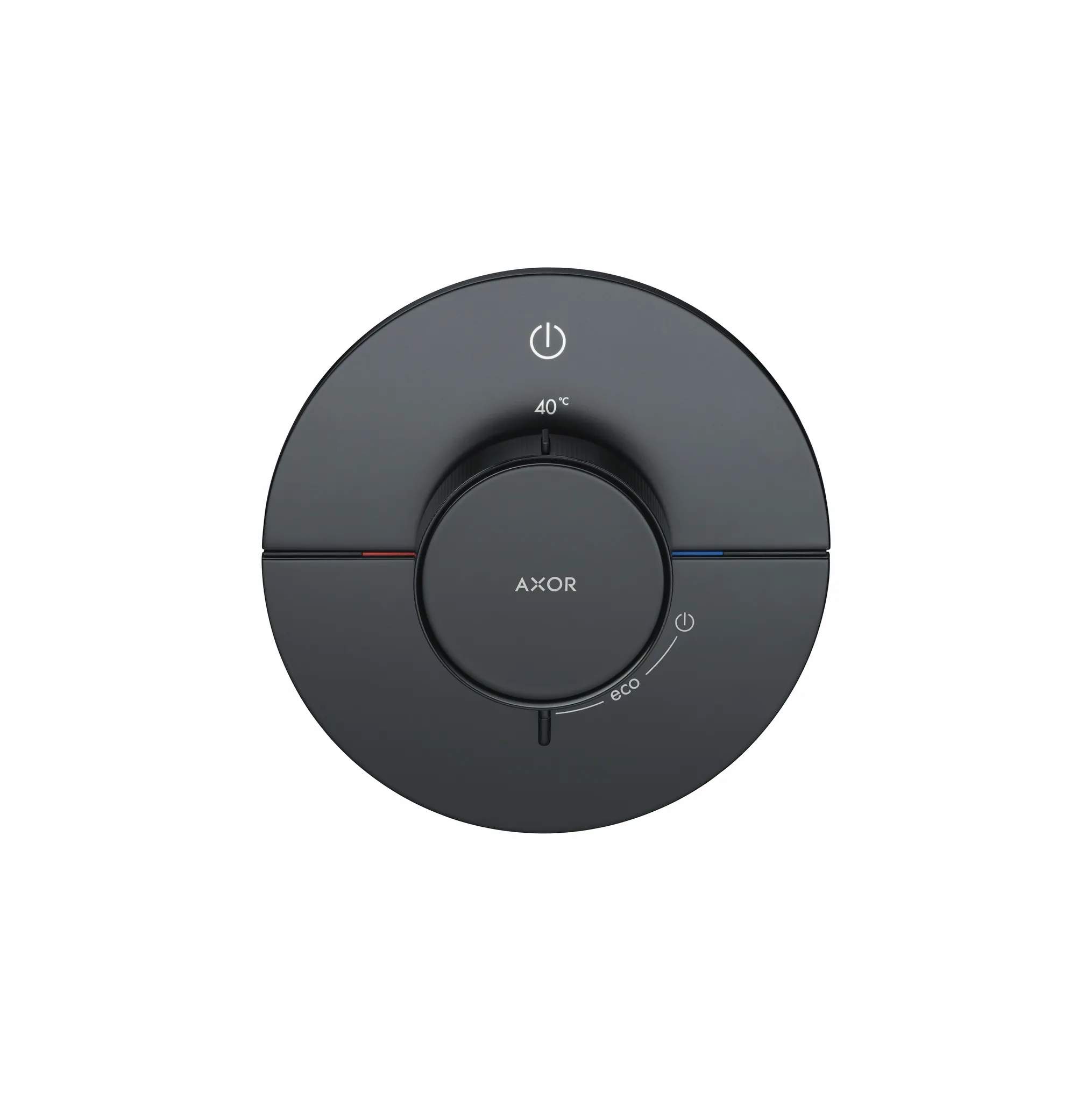 Hansgrohe AXOR ShowerSelect ID Thermostat Unterputz rund für 1 Verbraucher, Mattschwarz