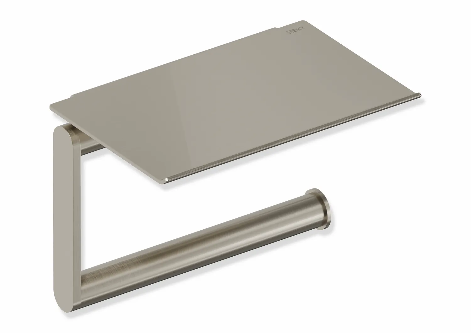 WC-Papierhalter mit Ablage, Edelstahl, PVD, Breite 135 mm, Höhe 96 mm, in Farbe CK (messing glänzend) WC-Papierhalter mit Ablage, Edelstahl, PVD, Breite 135 mm, Höhe 96 mm, in Farbe CK (messing glänzend)