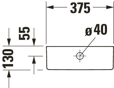 Spülkasten „Viu“ 37,5 × 48,5 × 13 cm