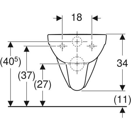 Wand-Tiefspül-WC „Renova Comfort“ 70 cm in weiß alpin Wand-Tiefspül-WC „Renova Comfort“ 70 cm in weiß alpin