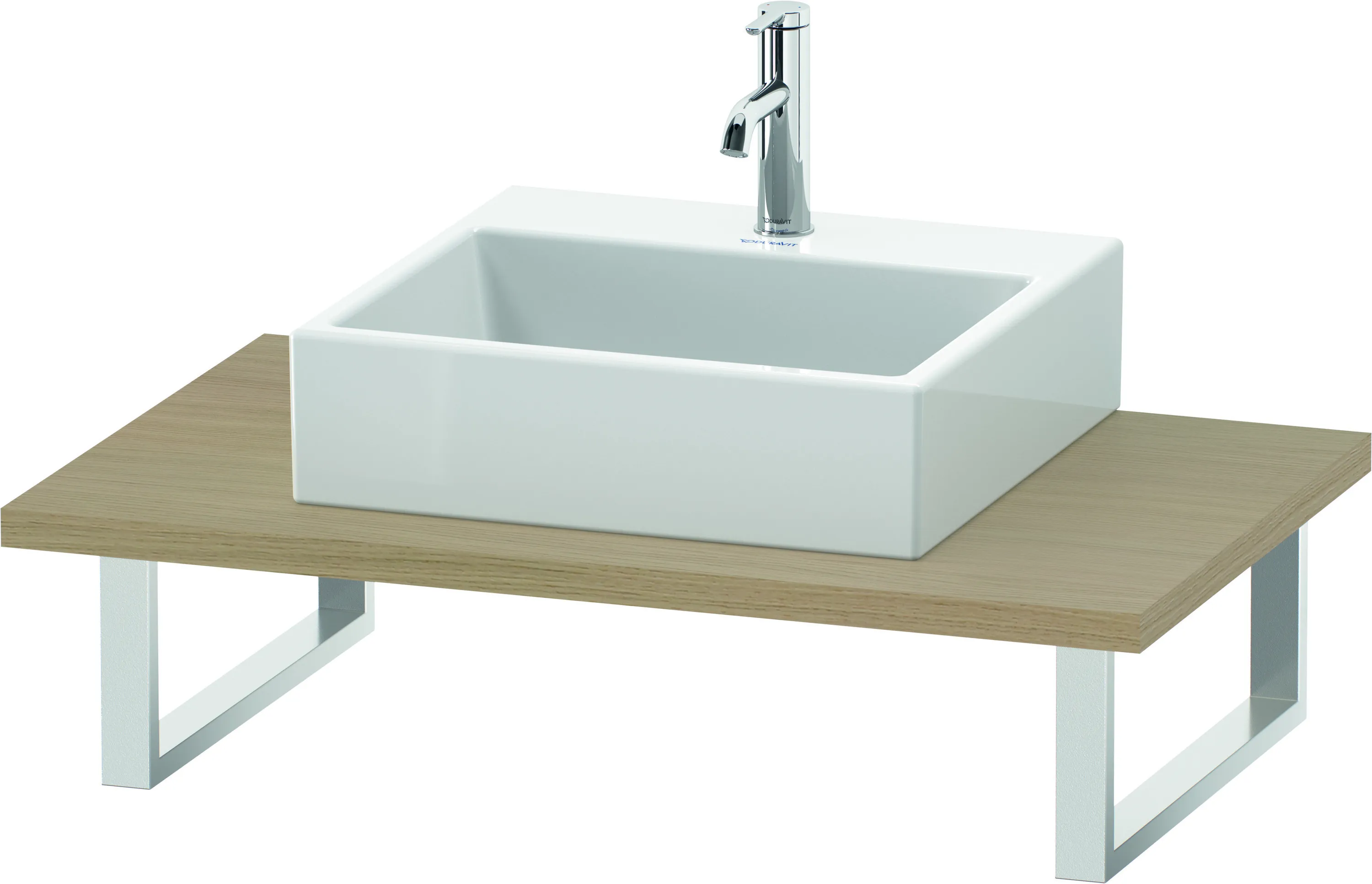 Duravit Konsole „L-Cube“ in Mediterrane Eiche Duravit Konsole „L-Cube“ in Mediterrane Eiche