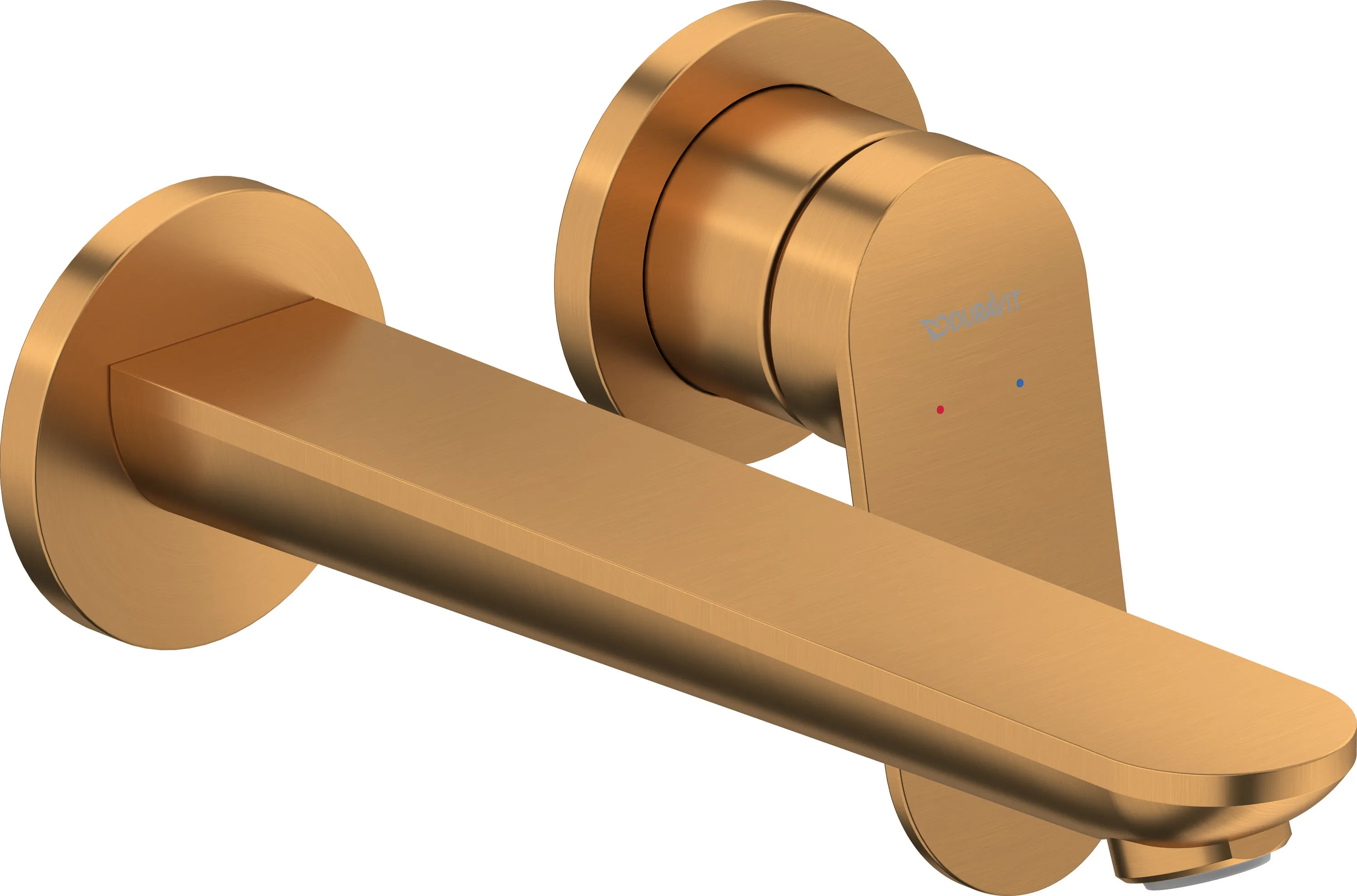 Einhand-Waschtischarmatur „Wave“ Ausladung 202 mm in Bronze (gebürstet) Einhand-Waschtischarmatur „Wave“ Ausladung 202 mm in Bronze (gebürstet)