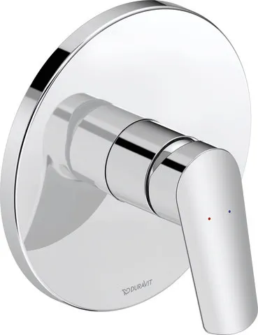 Duravit Einhand-Unterputz-Armatur „No.1“ in Chrom Duravit Einhand-Unterputz-Armatur „No.1“ in Chrom