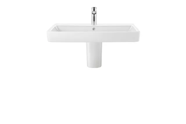 Halbsäule Nohne 1 Weiß hgl. 280x175x290mm, wandhängend Halbsäule Nohne 1 Weiß hgl. 280x175x290mm, wandhängend