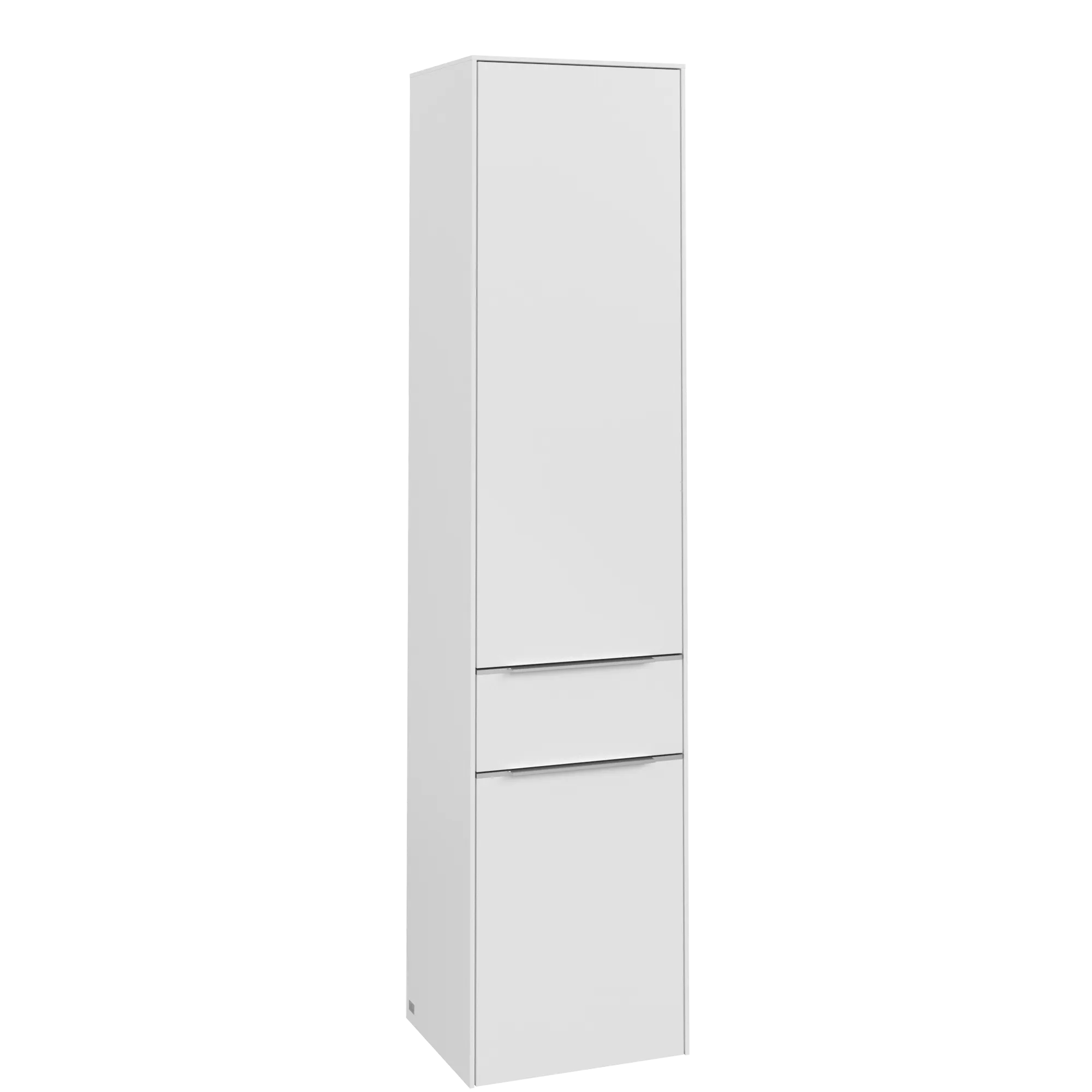 Villeroy & Boch Hochschrank mit Schublade „Subway 3.0“ 40 × 171 × 36,2 × 36,2 cm 2 Türen, 1 Auszug, 1 × fixer Fachboden, Anschlag: links, 3 × Glasfachboden, 2 Türen, Anschlag links
