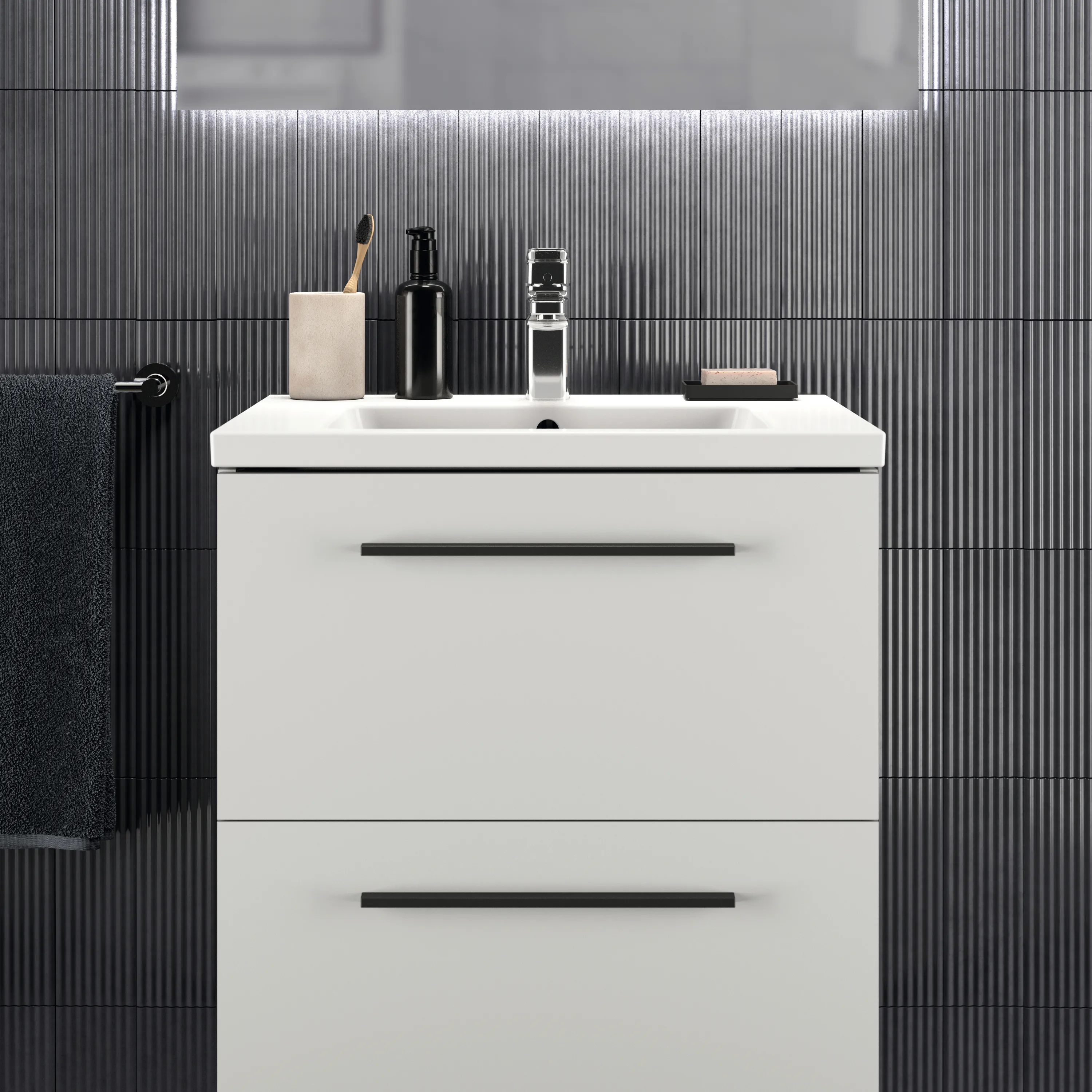 Ideal Standard Waschtischunterschrank „i.lifeB“ 60 × 63 × 50,5 cm Weiß matt Ideal Standard Waschtischunterschrank „i.lifeB“ 60 × 63 × 50,5 cm Weiß matt