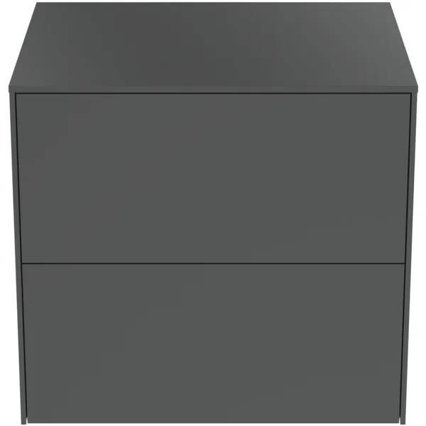 Ideal Standard Waschtischunterschrank Conca, 2 Auszüge, anthrazit Ideal Standard Waschtischunterschrank Conca, 2 Auszüge, anthrazit