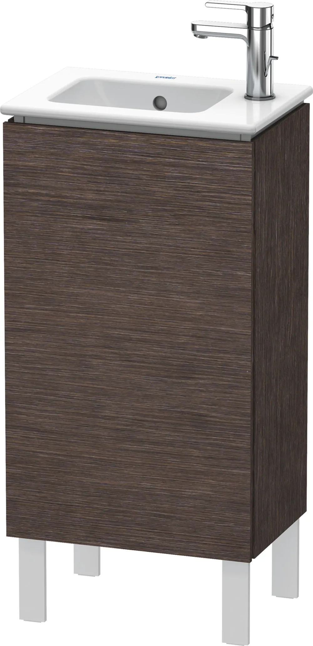 Duravit Waschtischunterschrank bodenstehend „L-Cube“ 42 × 70,4 × 29,4 cm Eiche Dunkel gebürstet