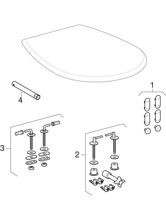 Geberit WC-Sitz ehemals Keramag „Renova“ 355 × 455 × 20 mm in bahamabeige, Befestigung von unten Geberit WC-Sitz ehemals Keramag „Renova“ 355 × 455 × 20 mm in bahamabeige, Befestigung von unten