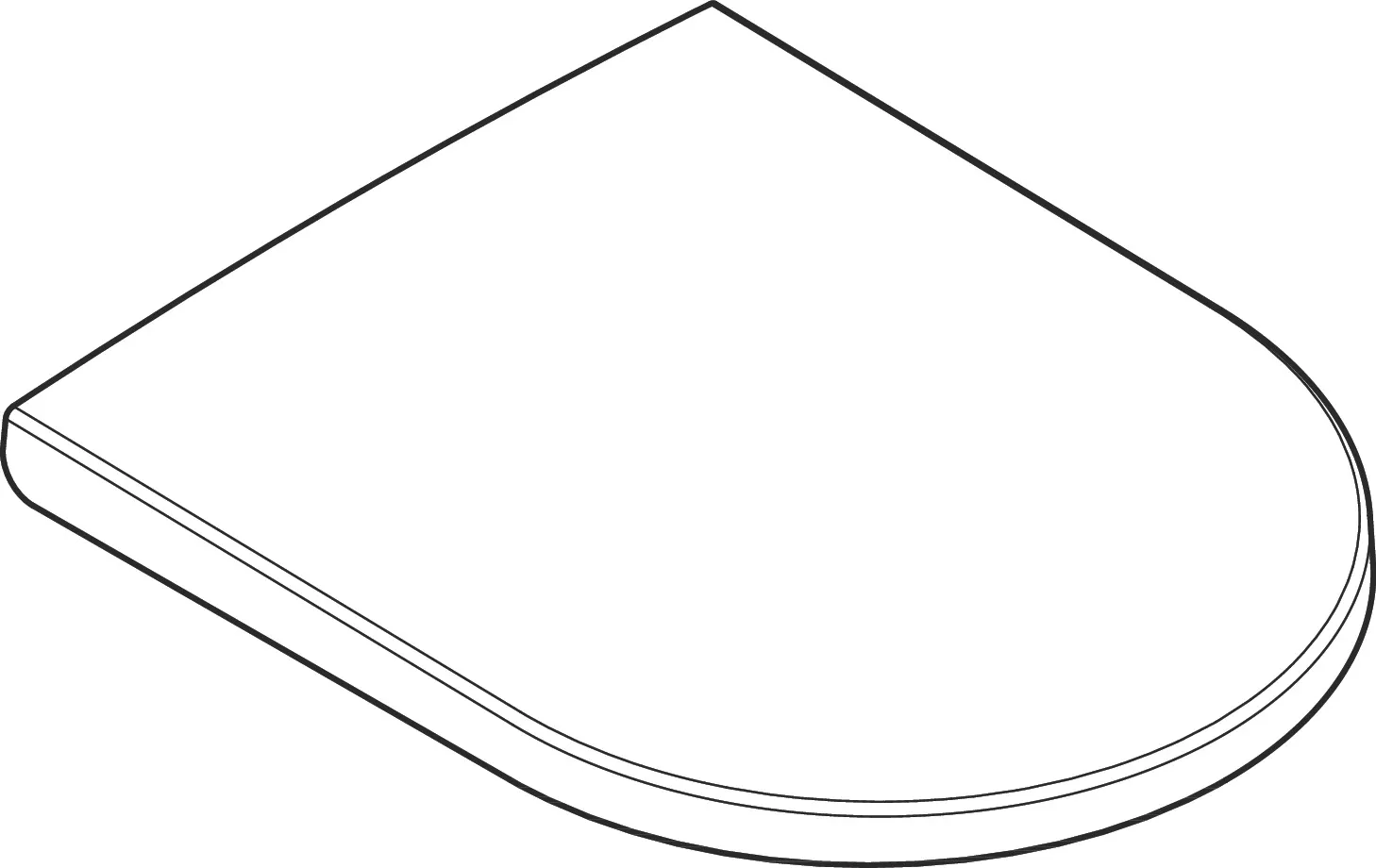 Hansgrohe EluPura Original S WC-Sitz, Weiß