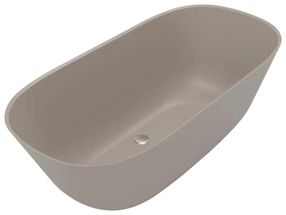 Villeroy & Boch freistehende Badewanne Theano, Almond, 1550 x 750 mm, Höhe 506 mm, Innentiefe 480 mm, Nutzinhalt 250 Liter, Wasserinhalt 325 Liter, 1 Sitzplatz Villeroy & Boch freistehende Badewanne Theano, Almond, 1550 x 750 mm, Höhe 506 mm, Innentiefe 480 mm, Nutzinhalt 250 Liter, Wasserinhalt 325 Liter, 1 Sitzplatz