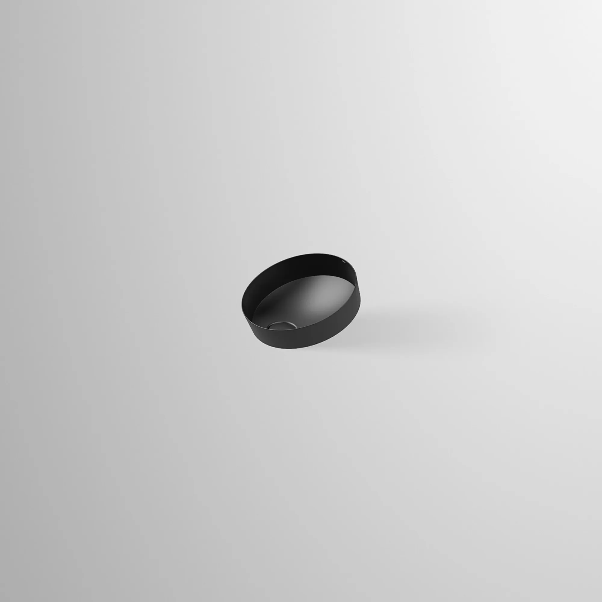 Waschbecken 400 × 195 mm in Mattschwarz Waschbecken 400 × 195 mm in Mattschwarz