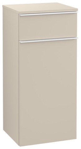 Seitenschrank „Venticello“ Anschlag (Scharnier) links, 1 Tür und 1 Auszug