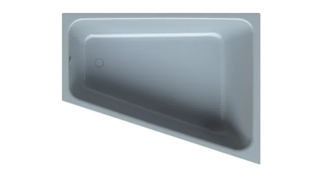 Bette BetteSpace L 1700x1300x420 mm Badewanne rechts Blue Satin glasierter Titan-Stahl 2-Sitzer Einbau Unterbau
