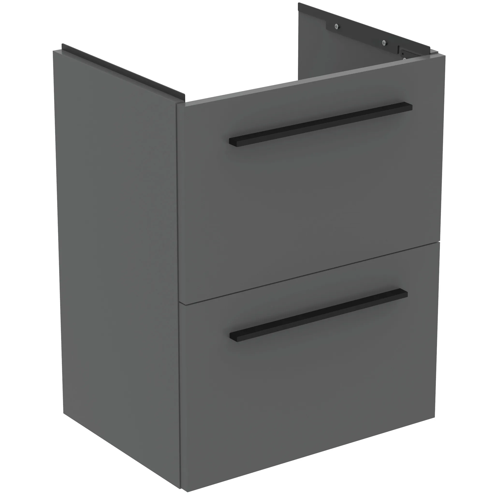 Ideal Standard Waschtischunterschrank „i.lifeS“ 50 × 63 × 37,5 cm Quarzgrau matt