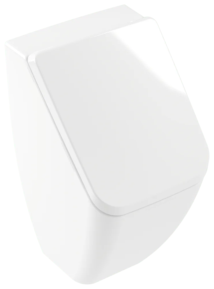 Villeroy & Boch Venticello Urinal-Deckel 341x278x39mm Pure Black CeramicPlus