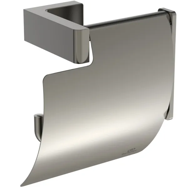 Papierrollenhalter Conca Cube, eckig, Brushed Gold