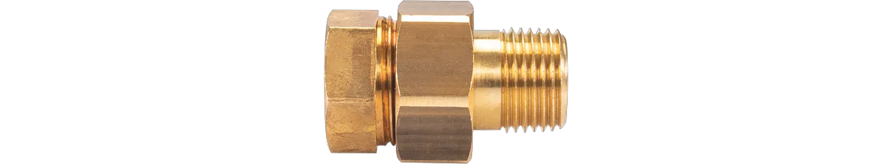 ASW HG-TEC Zubehör Heizung Stedo Eisenrohrverschr., Konischdicht., AG/IG 1", MS blank