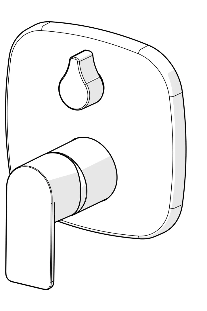 HansaSTELA Wannen- und Brausearmatur Einhebelmischer Fertigmontageset für Wanne/Brause HansaSTELA 8784 Rosette soft edge mit Sicherungseinrichtung Chrom HansaSTELA Wannen- und Brausearmatur Einhebelmischer Fertigmontageset für Wanne/Brause HansaSTELA 8784 Rosette soft edge mit Sicherungseinrichtung Chrom