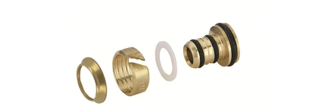 Zehnder Klemmringverschraubung für Verbundrohr 16 × 2,25 (2 Stück) Zehnder Klemmringverschraubung für Verbundrohr 16 × 2,25 (2 Stück)