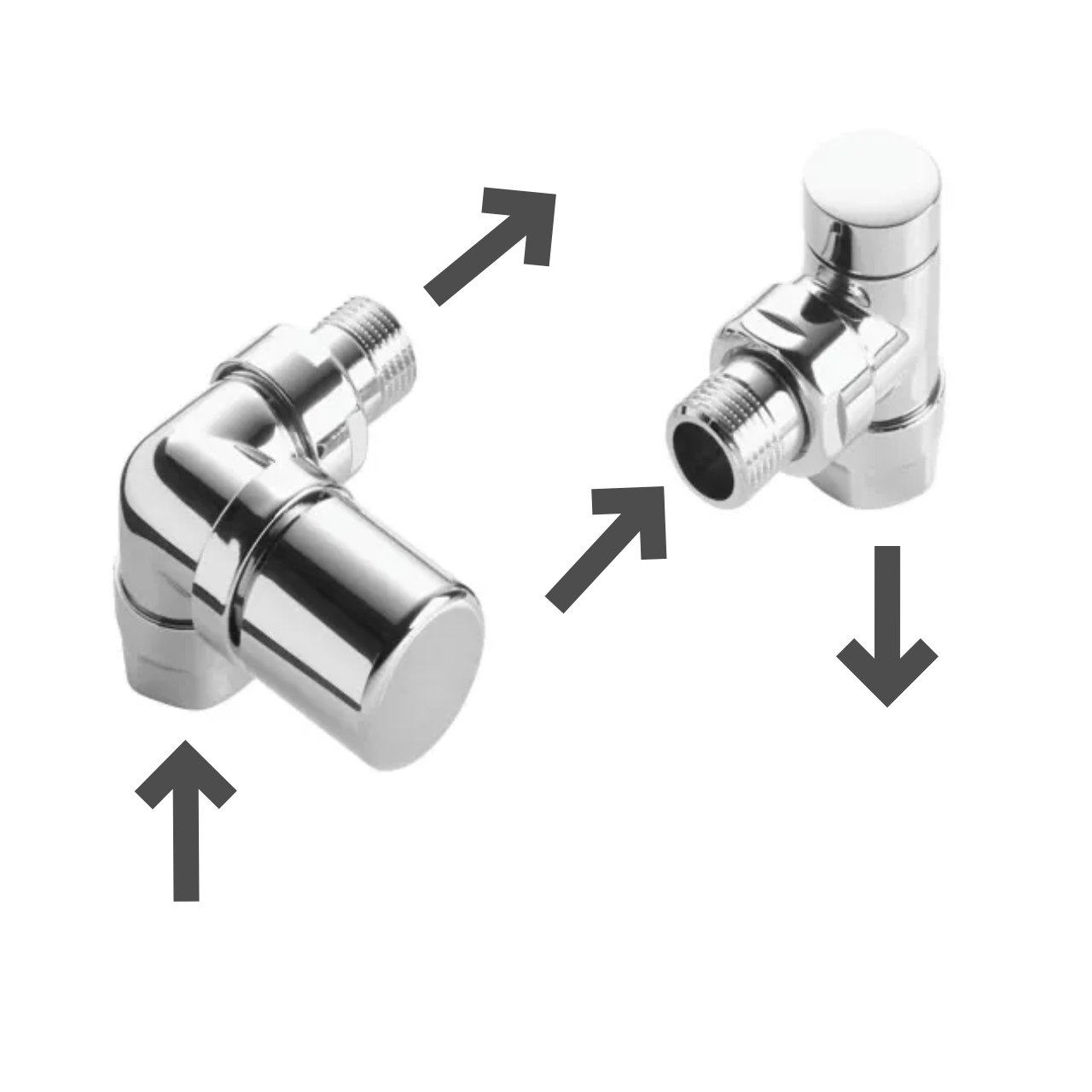 Zehnder Anschlussgarnitur Eckform „Typ I“ Zehnder Anschlussgarnitur Eckform „Typ I“