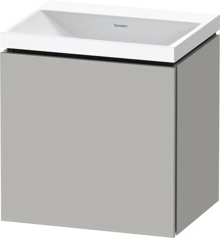 Duravit Möbelset c-shaped Set wandhängend wandhängend „L-Cube“ 45 × 48 × 35 cm in Betongrau Matt