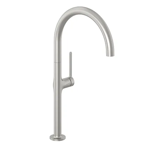 Kludi-REEF Spültisch-Einhandmischer seitl. Bedienung Stainless Br. Nickel Kludi-REEF Spültisch-Einhandmischer seitl. Bedienung Stainless Br. Nickel