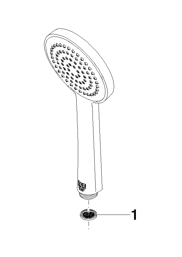 Dornbracht SERIENNEUTRAL Handbrause FlowReduce - Chrom, Brausekopf D. 100 mm, COMPACT RAIN, max. 5 l/min, Antikalk-System, Anschluss ½″ Dornbracht SERIENNEUTRAL Handbrause FlowReduce - Chrom, Brausekopf D. 100 mm, COMPACT RAIN, max. 5 l/min, Antikalk-System, Anschluss ½″